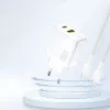 Dudao A26TEU GaN 25W USB-C USB-A sienas lādētājs balts