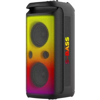 SENCOR Partycon BOOST Power 250W Portable Bluetooth Party Speaker with TWS, IPX4, LED, FM Radio, Karaoke, Microphone