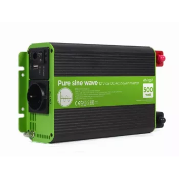 Gembird 12V uz 230V tīra sinusoidālā viļņa invertors 500W