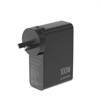 GEMBIRD GaN Fast Charger 4x USB 100W Black