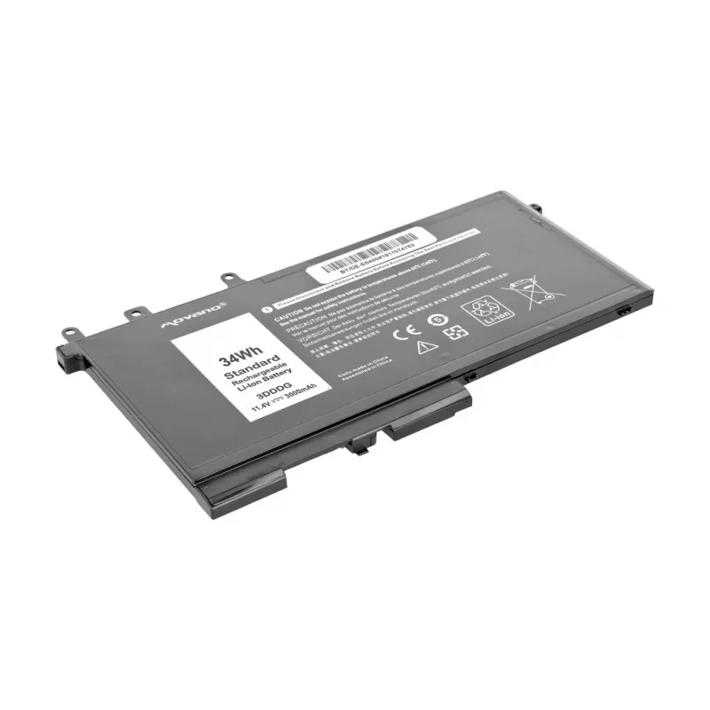 MITSU Battery 3DDDG Dell Latitude 5280 5480 5495 5580 - 3000 mAh (34 Wh)