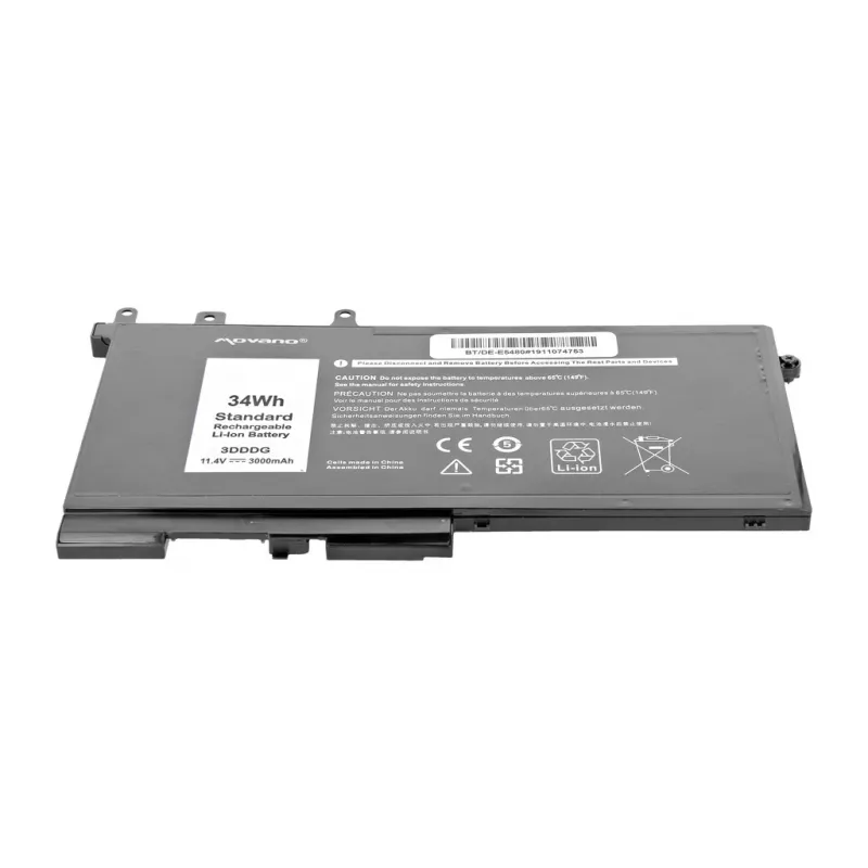 MITSU Battery 3DDDG Dell Latitude 5280 5480 5495 5580 - 3000 mAh (34 Wh)
