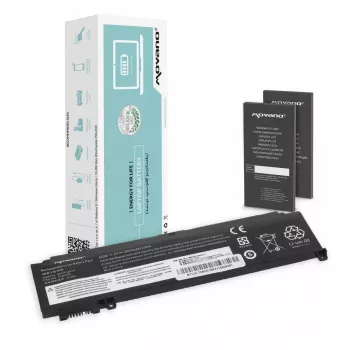 MITSU Battery for Lenovo ThinkPad T460s T470s - Front-Side - 2000 mAh (23 Wh)