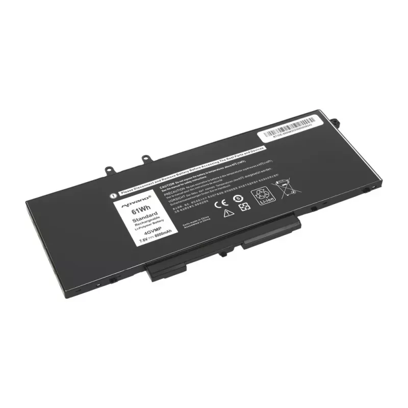 MITSU Battery 4GVMP Dell Latitude 5400 5500 - 8000 mAh (61 Wh)