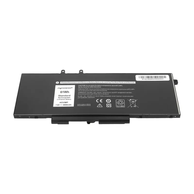 MITSU Battery 4GVMP Dell Latitude 5400 5500 - 8000 mAh (61 Wh)