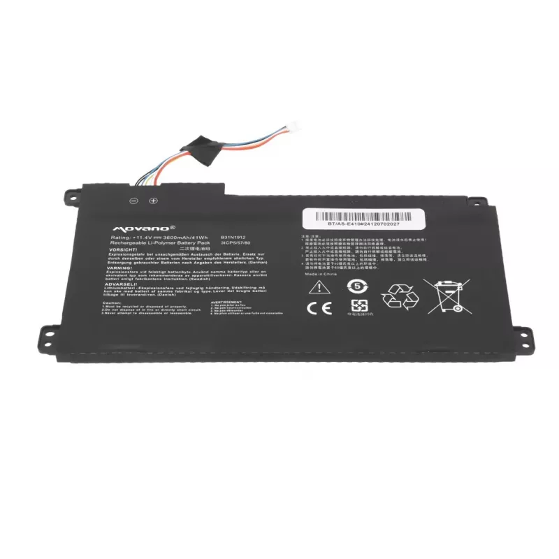 MITSU Akumulators B31N1912 C31N1912 priekš Asus E410MA L410MA - 3600 mAh (41 Wh)