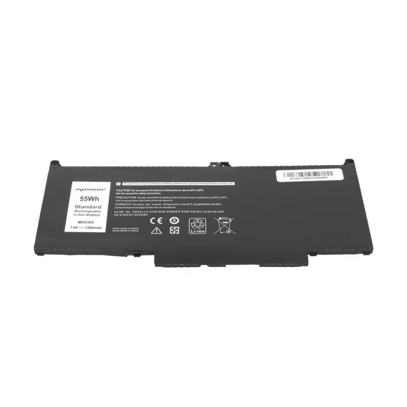 MITSU Battery MXV9V Dell Latitude 5300 5310 7300 7400 - 7200 mAh (55 Wh)