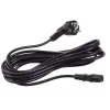 MACLEAN Power Cable 3 Pin 5M with EU Plug MCTV-801