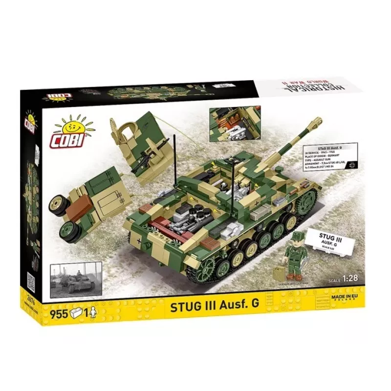 COBI KLOCKI StuG III Ausf. G Būvbloku Komplekts - 955 Gabali
