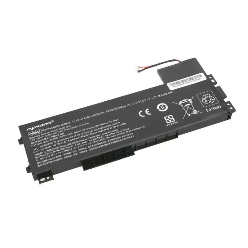 MOVANO Akumulators VV09XL 808452-001 HP ZBook 15 G3 G4 - 4600 mAh (52 Wh)