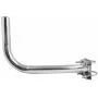 ROBSON balkona margu antenas stiprinājums L500B (50 cm) - cinkots tērauds, universāla 38 mm skava