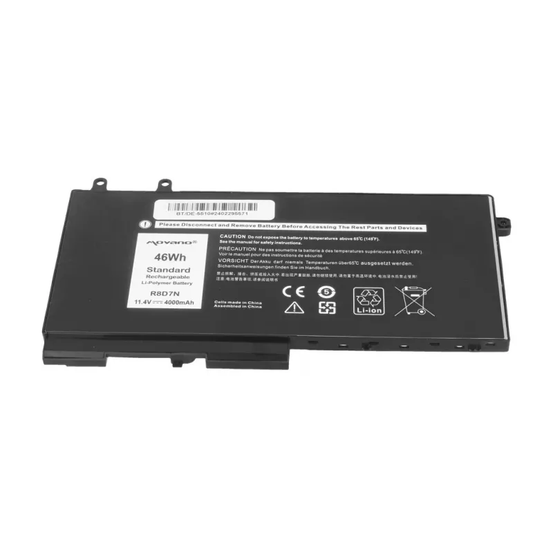 MITSU Battery R8D7N Dell Latitude 5410 5411 5500 Precision 3541 3550 - 4000 mAh (46 Wh)