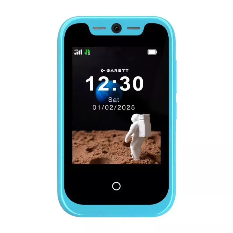 Garett OneKid Phone Niebieski - Bērnu viedpulkstenis ar GPS, SOS, IP67, zils