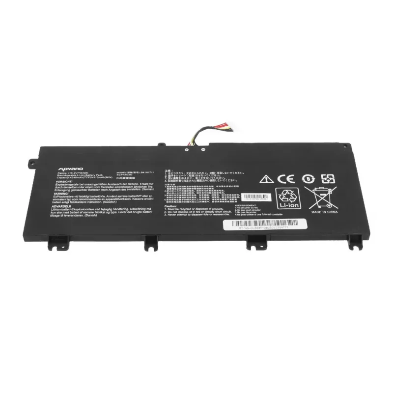 MOVANO Akumulators B41N1711 Asus ROG Strix GL703VD GL503VM GL503VD FX503VM - 4240 mAh (64 Wh)