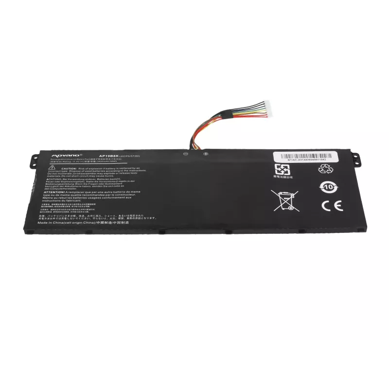 MOVANO Battery AP19B8K Acer Aspire 3 A314-22 A315-56 A315-57 A315-58 A317 - 3400 mAh (39 Wh)