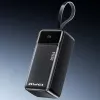 AWEI PA-105 Power Bank 40000mAh 22.5W PD QC 3.0 USB-C Melns
