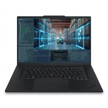 Lenovo ThinkPad P1 Gen 9 21UE000LGE mobilā darbstacija, 16 collu WUXGA IPS, Intel Core Ultra 7 356H, 32GB LPDDR5x, 1TB SSD, NVIDIA RTX PRO 1000 Blackwell 8GB, Windows 11 Pro, vācu tastatūra