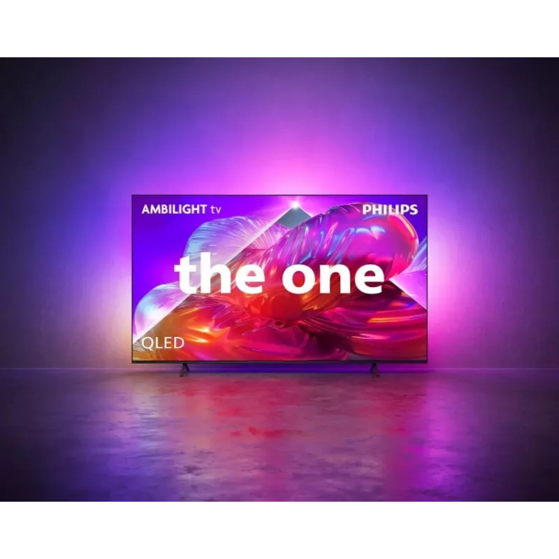 Philips 75PQS9001/12 75 collu QLED 4K Ultra HD Google TV ar 3-pusēju Ambilight, MiniLED, 120Hz, Dolby Vision & Atmos, VRR, ALLM, FreeSync Premium, G-Sync Compatible, 4x HDMI 2.1, 2x USB, Wi-Fi, Bluetooth 5.0, DVB-T/T2/C/S/S2, Pelēks