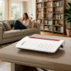 FRITZ! Box 5630 balts divjoslu Wi-Fi 6 DSL/VDSL maršrutētājs ar DECT bāzes staciju, Gigabit Ethernet, USB 2.0, SFP ligzdu