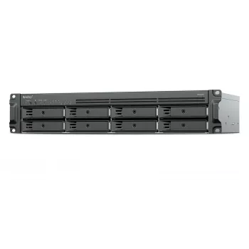 Synology RackStation RS1226+ 8 nodalījumu plaukta NAS serveris, AMD Ryzen V1500B 2.2GHz, 4GB DDR4 ECC, 2x 2.5GbE, bez diskiem