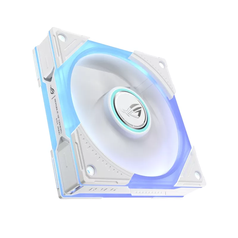 ASUS ROG Eurux GR120 ARGB ventilators White Edition, 120 mm, vienā iepakojumā