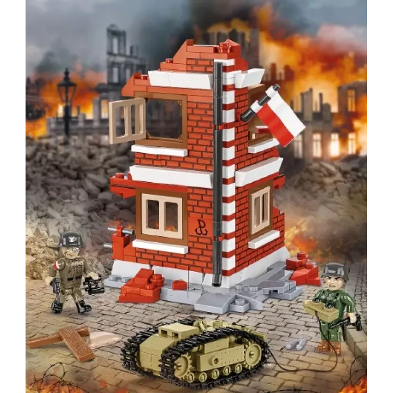 COBI Historical Collection Goliath kāpurķēžu mīna Varšavas sacelšanās 1:35 mēroga modeļa būvkomplekts - 311 gab.