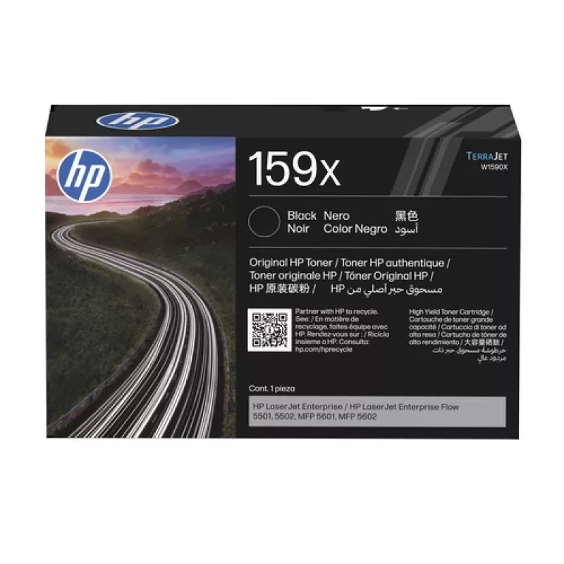 HP 159X augstas ienesības melna oriģinālā LaserJet tonera kasetne