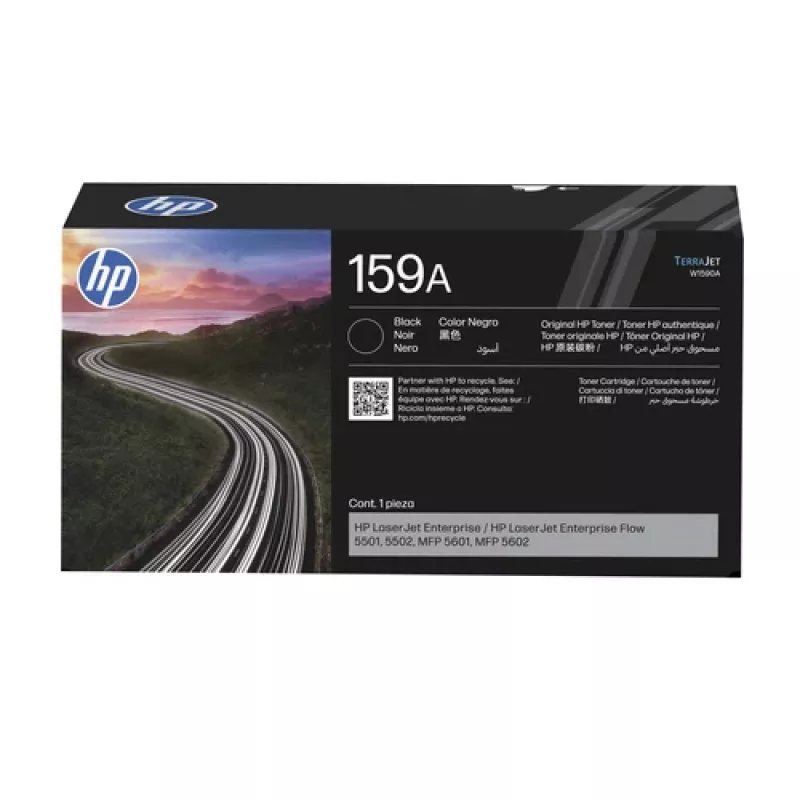 HP 159A melna oriģinālā LaserJet tonera kasetne (W1590A)
