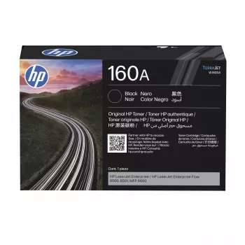 HP 160A melna oriģinālā LaserJet tonera kasetne (W1600A)