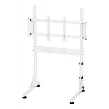 Oplite Nitrokart Monitor Statīvs V2 Balts - Tērauda pacēlājs ar integrētu vadu pārvaldību, 15kg ietilpība