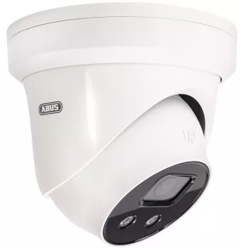 ABUS IPCB58511B 8 MP 4K IP kupola kamera ar 4 mm objektīvu, PoE, IR nakts redzamība līdz 30 m, IP67/IK10, iebūvēts mikrofons