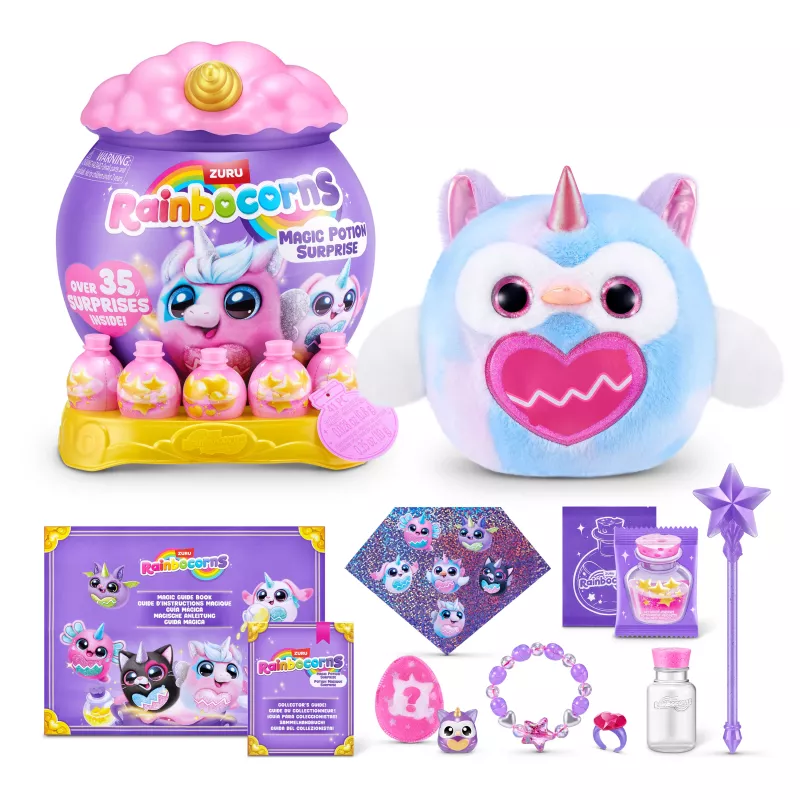 Zuru Rainbocorns Magic Potion Surprise Series 1 jaukta kolekcionējama mīkstā rotaļlieta