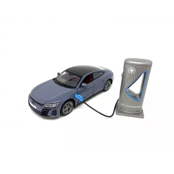 PULIO Auto MSZ 1/36 Audi RS E-Tron GT vieglā un skaņas liešanas modeļa automašīna