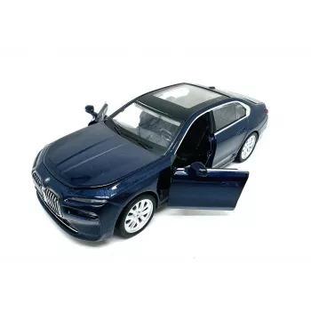 PULIO Auto MSZ 1/32 BMW i7 Gaismas un skaņas liešanas modeļa automašīna