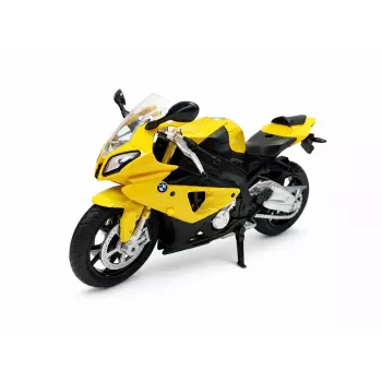PULIO Motocikls MSZ 1/12 BMW S1000 RR Dzeltens Lietais Modelis