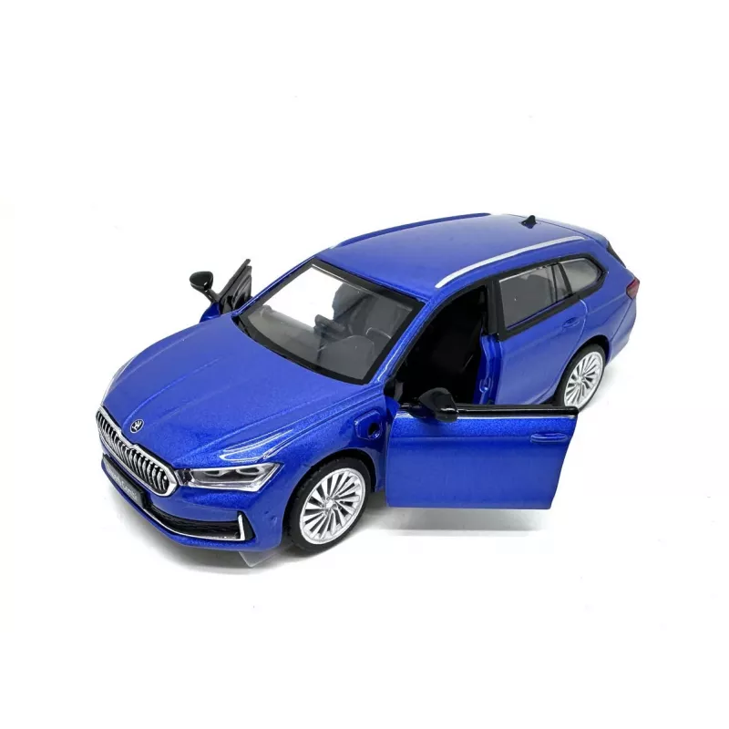 PULIO 1:35 Skoda Superb Combi liešanas modelis ar gaismu un skaņu