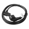 LANBERG CA-C13C-12CC-0030-BK 3m leņķa Schuko uz IEC C13 strāvas vads, H05VV-F 3G1.0, VDE, melns
