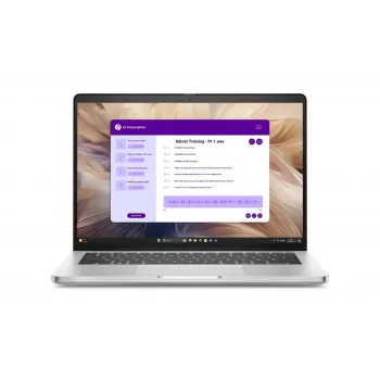 Dell Pro 14 Plus PB14250 Ultra 5 236V 14 collu FHD+ IPS 400nits Pretatspīduma 16GB LPDDR5X 512GB SSD Intel Arc Graphics Pirkstu nospiedumu lasītājs Viedkaršu lasītājs IR kamera Izgaismota tastatūra vPro Windows 11 Pro 3Y ProSupport