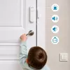 GREENBLUE GB478 bezvadu WiFi durvju/logu sensors – viedais magnētiskais kontakts, Tuya & Gosund lietotne, Alexa/Google, ar bateriju, balts