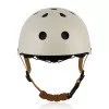 Lionelo LO-HELMET Beige Sand velosipēda ķivere – In-Mold PC apvalks, 24 ventilācijas atveres, Headlock regulēšanas sistēma, CE EN 1078, L izmērs 58-61 cm