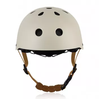 Lionelo LO-HELMET Beige Sand velosipēda ķivere – In-Mold PC apvalks, 24 ventilācijas atveres, Headlock regulēšanas sistēma, CE EN 1078, L izmērs 58-61 cm