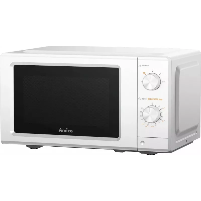 AMICA MMF20M3W Solo mikroviļņu krāsns, 20 L, 700 W, balta