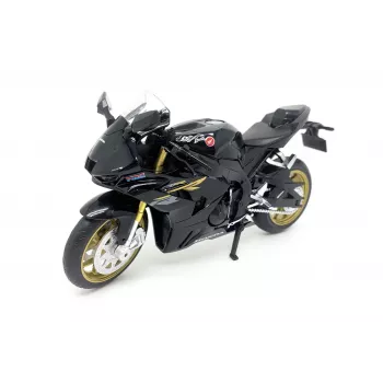 PULIO Motocikls MSZ 1/12 Honda CBR1000RR-R Fireblade SP Melns Lietā Metāla Modelis
