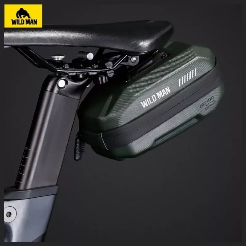 WILDMAN GD700 velosipēda seglu soma zaļa