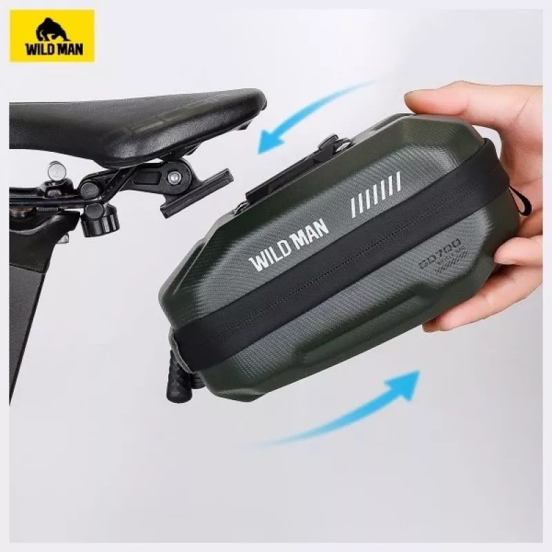 WILDMAN GD700 velosipēda seglu soma zaļa