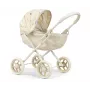 MILLY MALLY Leļļu ratiņi Dori NATURE - Dabīgs koks, klasisks skandināvu dizains, lellēm līdz 45 cm, vecumam no 12 mēnešiem