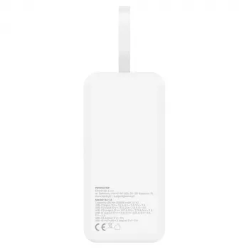 Savio BA-15 Power Bank 50000 mAh Balts