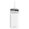 Savio BA-15 Power Bank 50000 mAh Balts