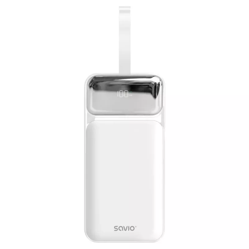 Savio BA-15 Power Bank 50000 mAh Balts