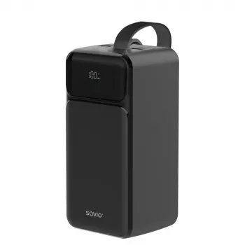SAVIO BA-14 50000 mAh Power Bank Melns